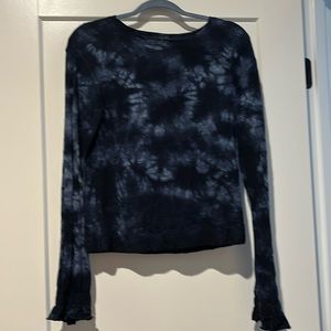 Sanctuary navy blue camouflage top